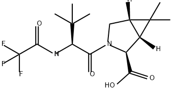 (1R,2S,5S)-3-((S)-3,3-二甲基-2-(2,2,2-三氟乙酰胺基)丁?；?-6,6-二甲基-3-氮雜雙環(huán)[3.1.0]己烷 -2-羧酸